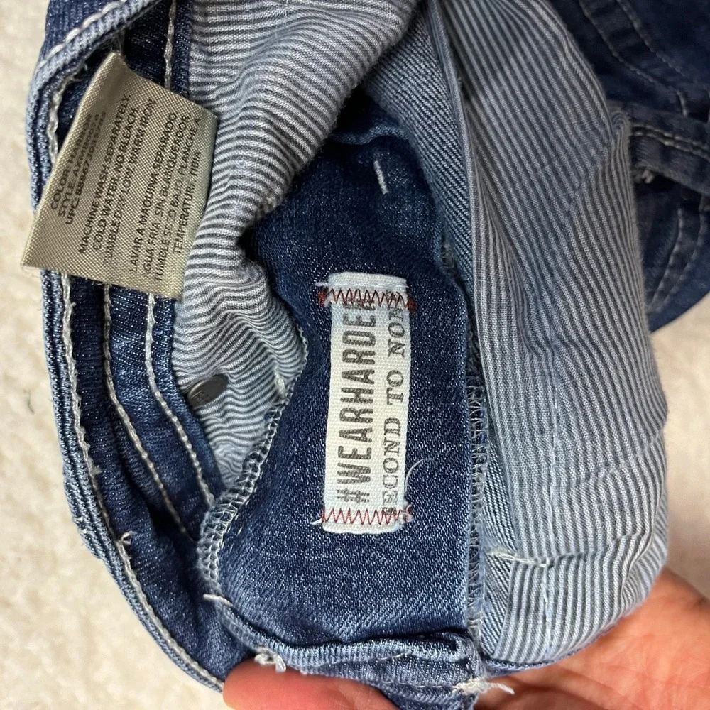 TK Axel Jeans Mens 32x30 Blue Slim Boot Hartford Conn Contrast Stitch Denim‎